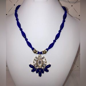 Statement Necklace  royal blue ❤️
